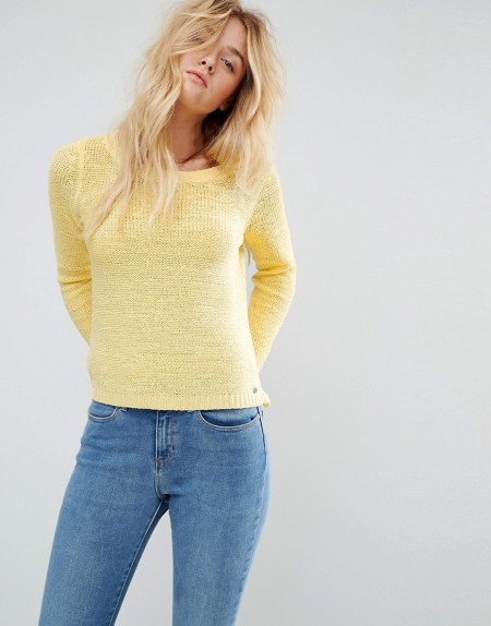 ONLY: Only - Strickpullover - Gelb