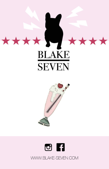 BLAKE SEVEN: MILKSHAKE PIN