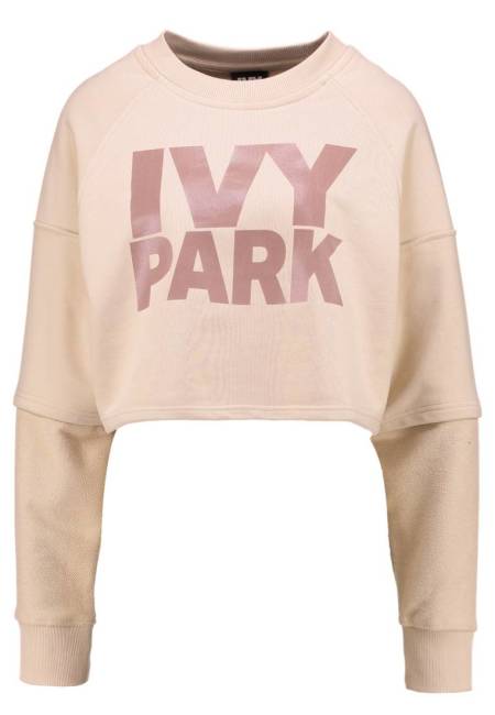 Ivy Park: WASHED LOGO CROPPED  - Sweatshirt - dusty pink