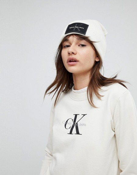 Calvin Klein - Reissue - Mütze mit Logo - Weiß