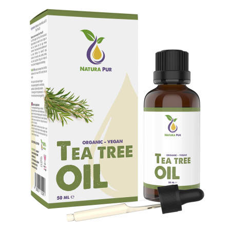 Natura Pur: Bio Teebaumöl 50ml - 100% naturreines ätherisches Öl aus Australien, vegan