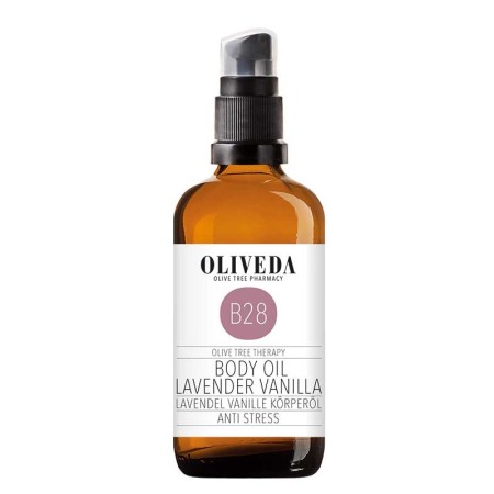 Oliveda: B28 Körperöl Lavendel Vanille - Anti Stress, 100ml