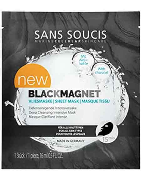 SANS SOUCIS: Blackmagnet Vliesmaske, 1 Stück