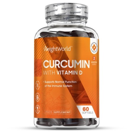 WeightWorld: Curcumin mit Vitamin D Kapseln