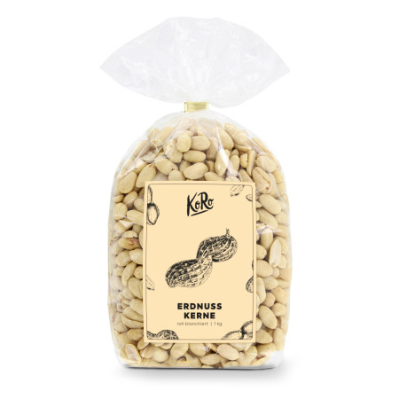 KoRo: Erdnusskerne roh blanchiert | 1 kg