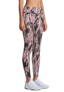 Iconic Printed 7/8 Tights – Survive Pink