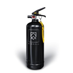 Brandsläckare - 2 kg - Svart