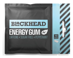BLOCKHEAD ENERGY CHEWING GUM - Peppermint 10st
