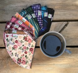 Kaffefilter i tyg - 1 pack - blandade färger & mönster