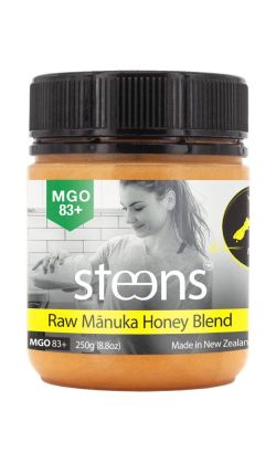 STEENS MGO 83 Raw Manuka Honey 250g