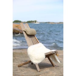 Lärk paketpris! 1 st. pall/sidobord + 2 st. EcoChair Vilstol inkl. nackkuddar