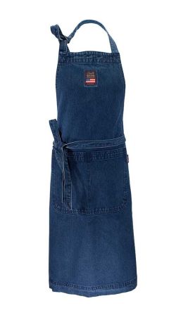Denim förkläde blå