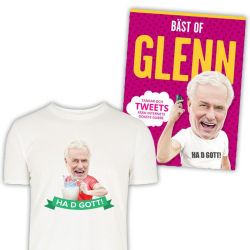 Glennialt paket: Bok och t-shirt (Ha d gott)